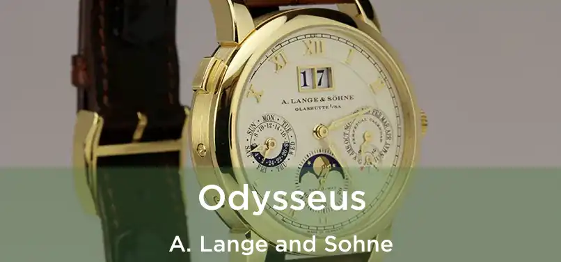  Odysseus A. Lange and Sohne